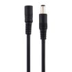 8A 5.5x2.1mm Female-Male DC Power Extension Cable (Black) - 2