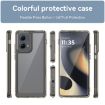Motorola Edge 2024 Colorful Series Hybrid Phone Case (Transparent Grey) - 2