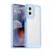 Moto G55 5G Acrylic Hybrid TPU Case - Blue, Colorful Series - 1