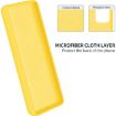 Motorola Edge 2023 Yellow Silicone Dropproof Full Coverage Case - 6