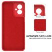Moto G55 Red Dropproof Full Coverage Silicone Phone Case - 6