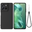 Moto G Power 2025 Black Liquid Silicone Dropproof Phone Case - 1