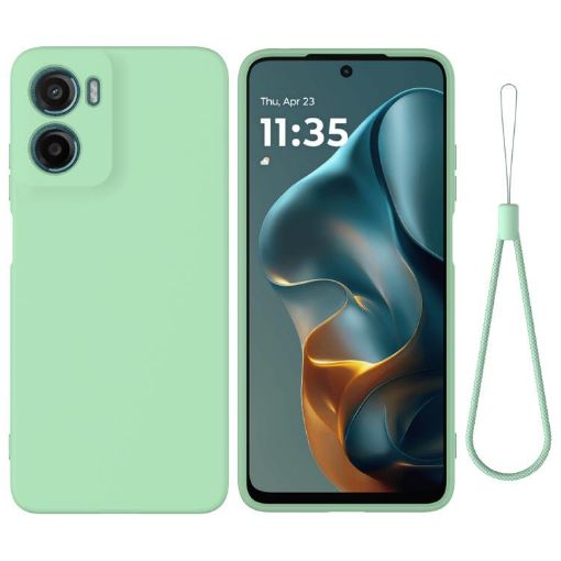 Moto G05/E15 Green Silicone Dropproof Full Coverage Phone Case - 1