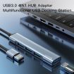Yesido HB18 4 in 1 USB Multifunctional Docking Station Adapter - 2