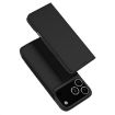 iPhone 17 Pro Max Flip Leather Case - DUX DUCIS Skin Pro (Black) - 1