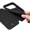 iPhone 17 Pro Max Flip Leather Case - DUX DUCIS Skin Pro (Black) - 5