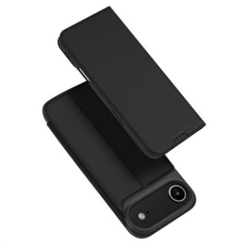 iPhone 17 Air DUX DUCIS Flip Leather Case - Black - 1