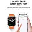 WS-E9 Ultra 2.2" IP67 Waterproof Smart Watch with Heart Rate & NFC (Blue) - 4