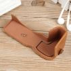 Canon EOS R8 PU Leather Camera Half Case Base, Brown, 1/4" Thread - 3