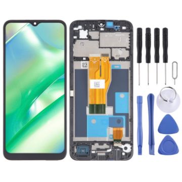 Realme C33 2023 RMX3627 OEM LCD Screen with Frame Assembly - 1