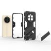 Realme 12+ 5G Global Punk Armor Phone Case with Holder (Orange) - 5