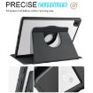 Samsung Galaxy Tab A8 360 Rotation Smart Leather Case Black - 4