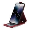 Red Leather Flip Case for Ulefone Note 16 Pro with Zipper Wallet - 3