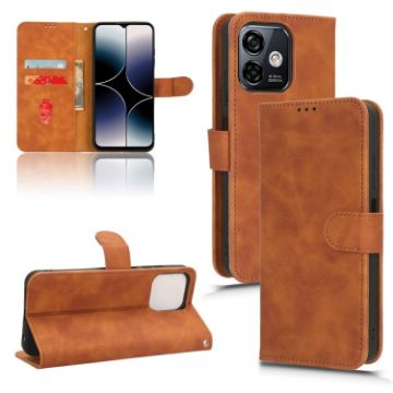 Ulefone Note 16 Pro Brown Flip Leather Case with Magnetic Closure - 1