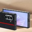 Samsung Galaxy Z Fold7 Ultra-thin Carbon Fiber Phone Case (Blk/Ylw) - 3