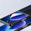 Samsung Galaxy Z Flip7 Carbon Fiber Texture Phone Case (Black Blue) - 4