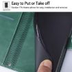 Infinix GT 30 Pro Dark Green 3D Embossed Leather Flip Case - 6