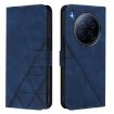 Tecno Camon 40 Premier Blue 3D Flip Leather Crossbody Case - 2