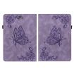 Samsung Galaxy Tab A 9.7 T550 T555 Butterfly Leather Case (Purple) - 3
