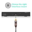 25m EMK OD6.0mm Toslink Square Port TV Digital Audio Optical Cable - 6
