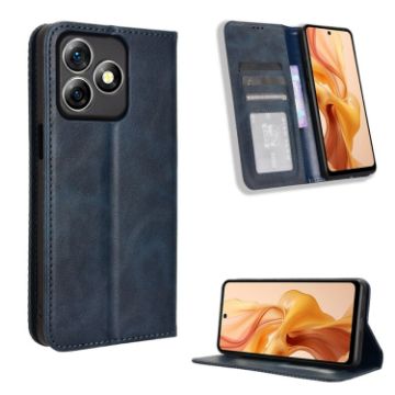 Ulefone Note 18 Ultra Blue Leather Case with Magnetic Buckle - 1