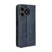 Ulefone Note 19 Blue Leather Case with Magnetic Buckle Retro Texture - 3