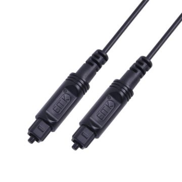 3m EMK OD2.2mm Digital Audio Optical Fiber Cable (Black) - 1