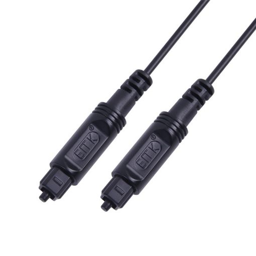 3m EMK OD2.2mm Digital Audio Optical Fiber Cable (Black) - 1