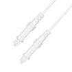 15m EMK Digital Audio Optical Fiber Cable OD2.2mm (White) - 1
