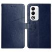 OPPO A5 5G Y-Pattern Blue Flip Leather Case - 1