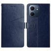OPPO A5x 4G/5G Y-Pattern Flip Leather Phone Case (Blue) - 1
