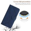 OPPO A5x 4G/5G Global Blue Leather Embossed Phone Case - 5