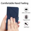 OPPO A5x 4G/5G Global Blue Leather Embossed Phone Case - 6