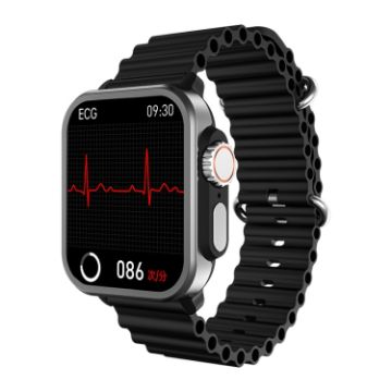 SPOVAN H6 Smart Watch 1.83" TFT, Bluetooth Call, Blood Oxygen, Black - 1