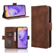 Brown Leather Phone Case for Ulefone Note 21 with Card Slots - 1