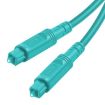 3m Sky Blue Optical Fiber Cable Square to Square OD4.0mm - 1