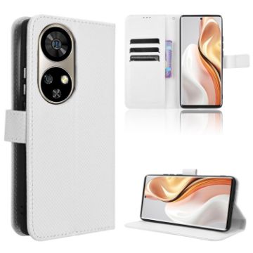 Ulefone Note 17 Pro White Diamond Texture Leather Case - 1