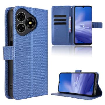 Ulefone Note 19 Blue Leather Case with Diamond Texture - 1