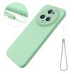 For Honor Magic5 Pro Green Liquid Silicone Dropproof Phone Case - 6