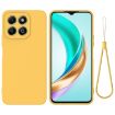 For Honor X6b 4G Yellow Dropproof Silicone Phone Case - 1