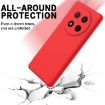 For Honor Magic7 Lite Red Liquid Silicone Dropproof Phone Case - 5