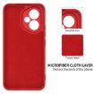 For Honor 400 Red Liquid Silicone Dropproof Phone Case - 6