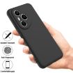 For Honor 400 Pro Global Black Liquid Silicone Phone Case - 2