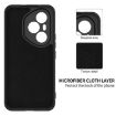 For Honor 400 Pro Global Black Liquid Silicone Phone Case - 6