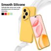 For Honor 400 Pro Yellow Liquid Silicone Dropproof Phone Case - 3