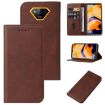 Ulefone Armor X13 Leather Phone Case with Magnetic Closure (Brown) - 1