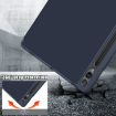 Samsung Galaxy Tab S9+ Dark Blue Multi-Fold Leather Case - 6