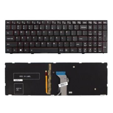 Lenovo IBM Y500/Y510P/Y590 US Backlit Laptop Keyboard Frame - 1