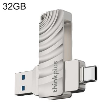 Lenovo Thinkplus MU232 32GB USB 3.2 + USB-C Dual Head Flash Drive - 1