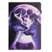 Samsung Galaxy Tab S6 Lite Leather Case - Wolf Design - 2